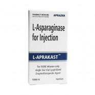Купить Аспарагиназа (L аспарагиназа) L-Aprakast 10000 МЕ лиоф. для приг. р-ра для инъек. №1 в Курске